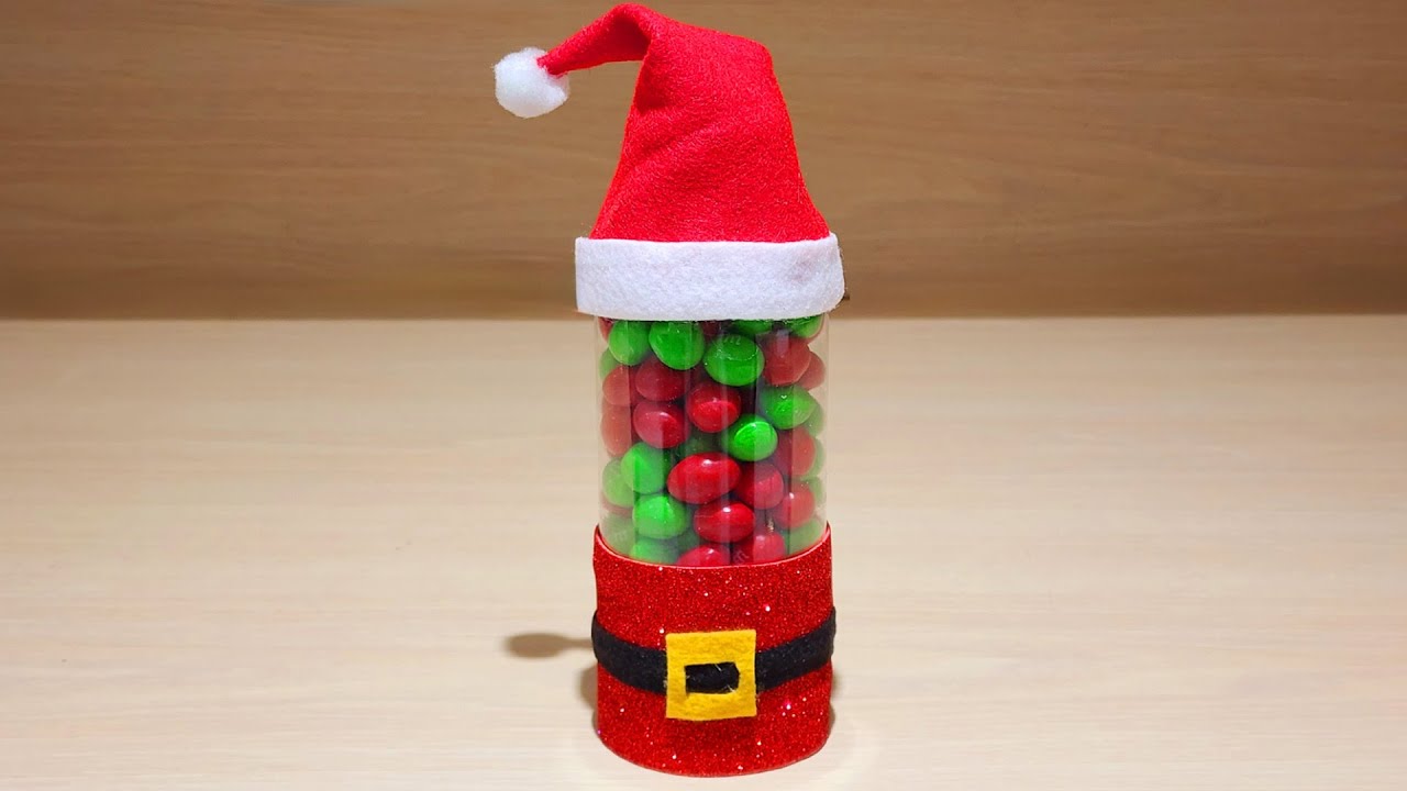 Santa CANDY GIFT Treat Under $5 | DIY Cheap Homemade Christmas Holiday Gift