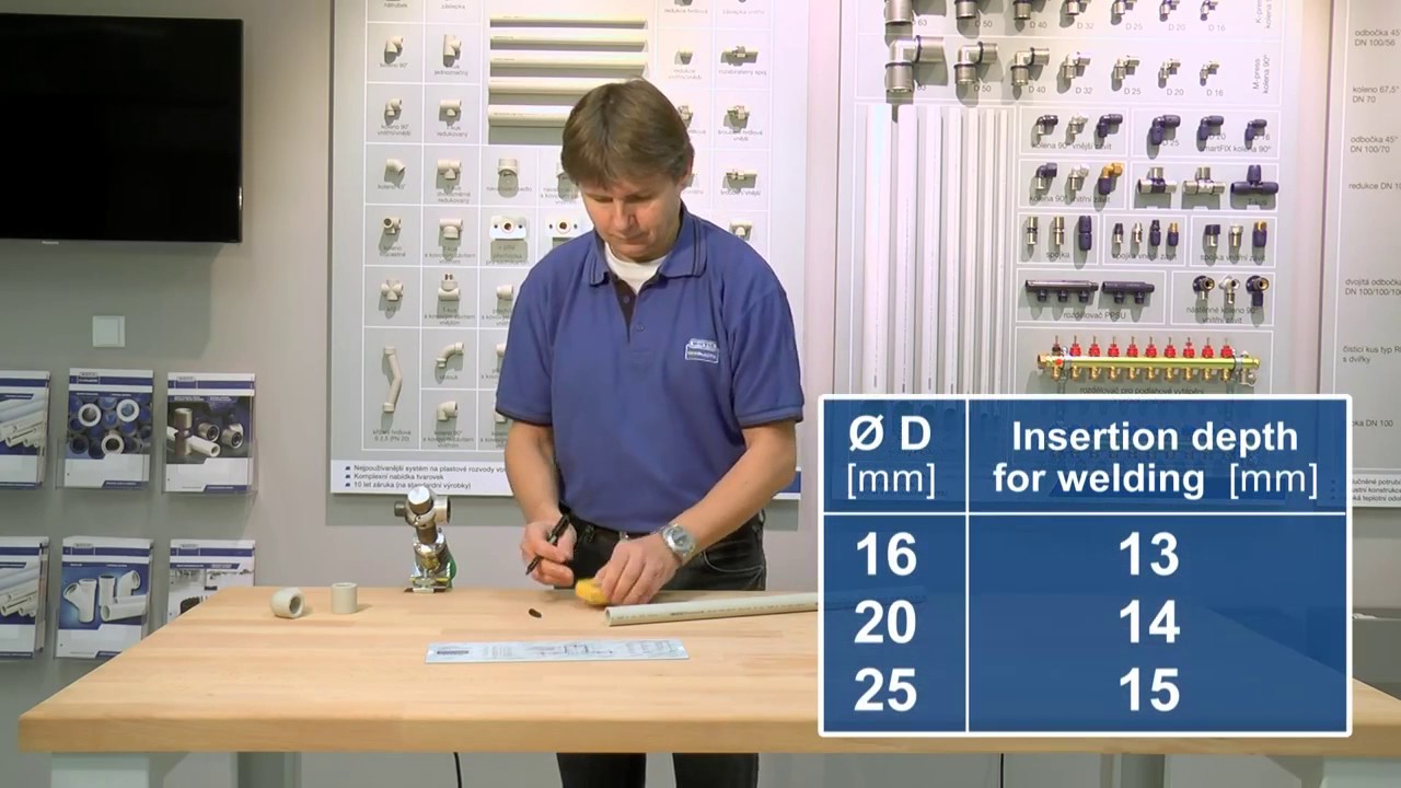 Systém Ekoplastik   How to weld PPR and PP RCT pipes and fittings