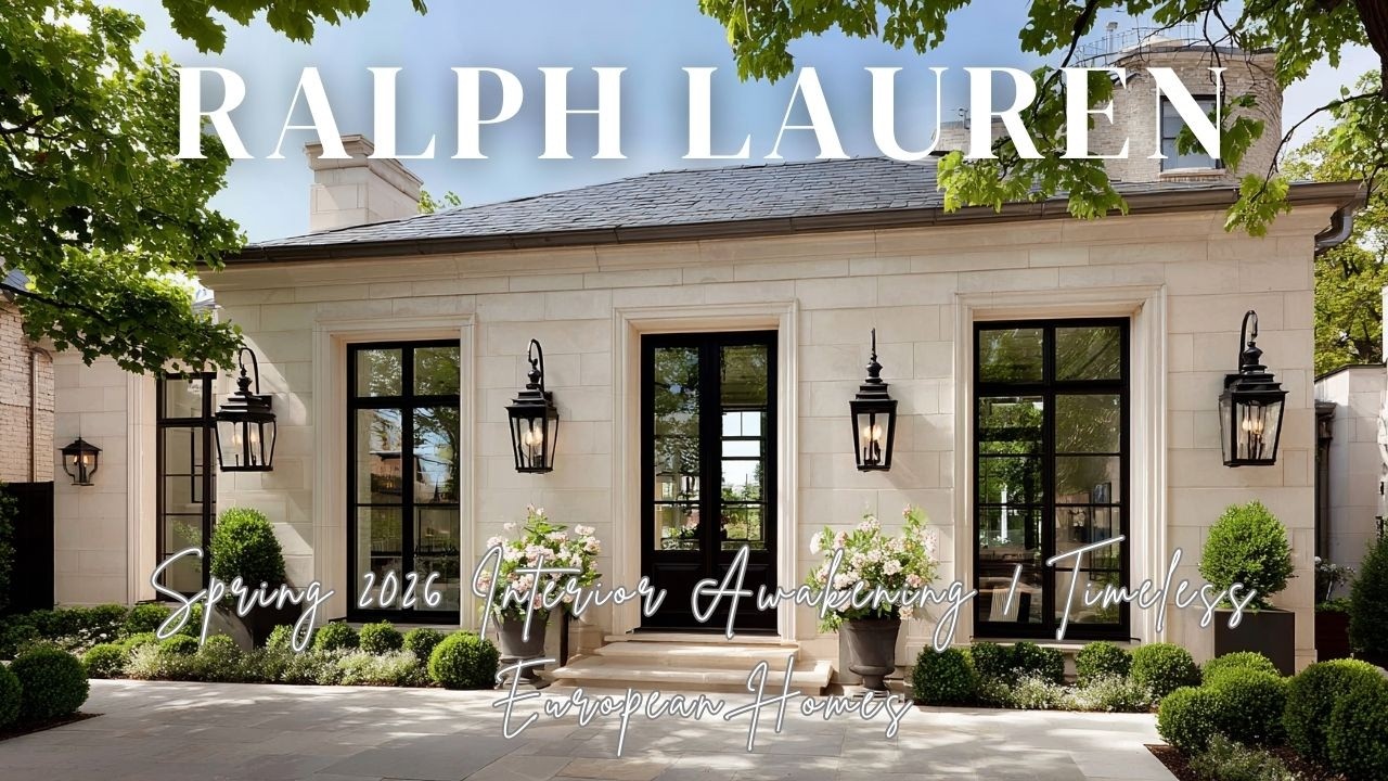 Spring 2026 Interior Awakening   Timeless European Homes Inspired by Ralph Lauren Home