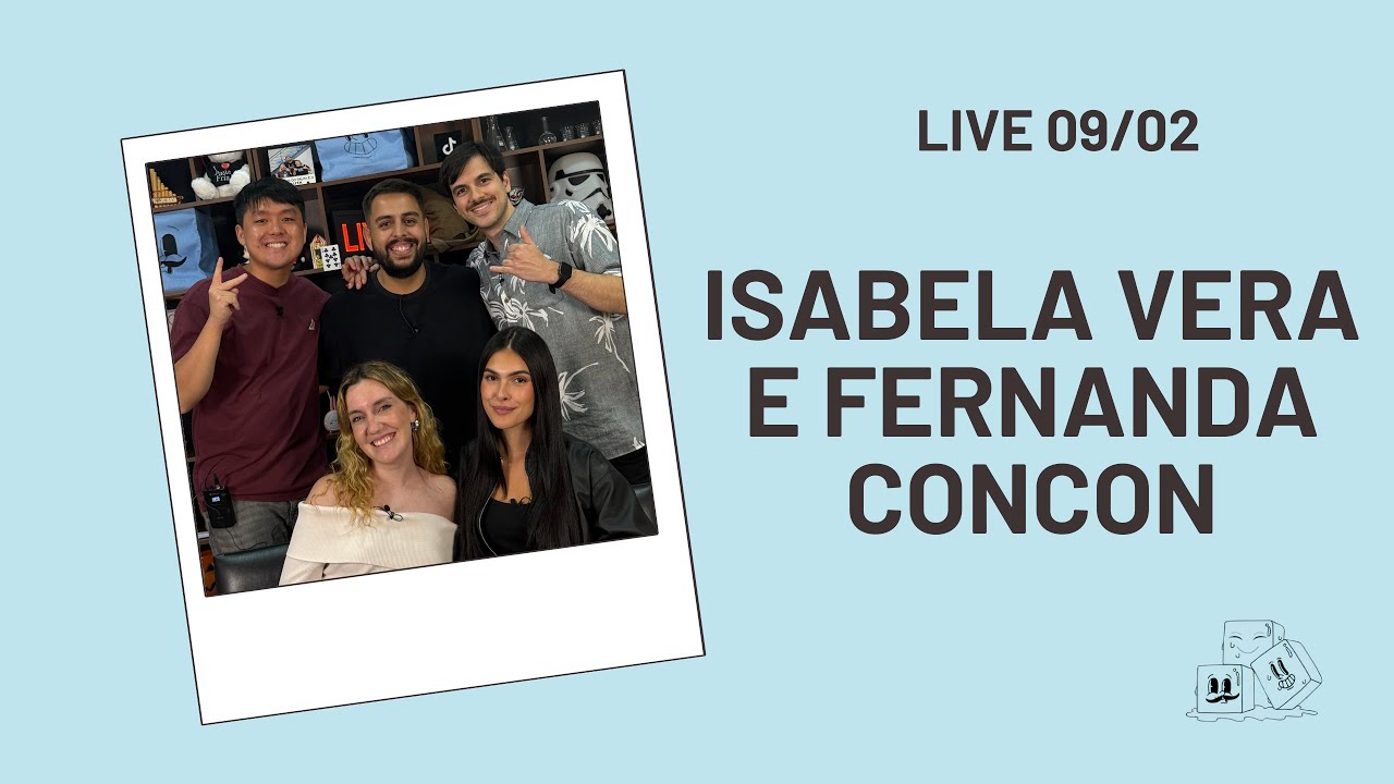 LIVE DE JOGOS COM ISABELA VERA E FERNANDA CONCON