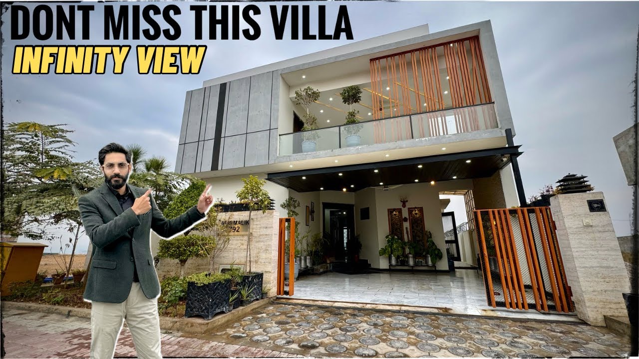 19 Marla Tremendous Mountain-Top Villa with INFINITY VIEW PATIO For Sale in Bahria Islamabad