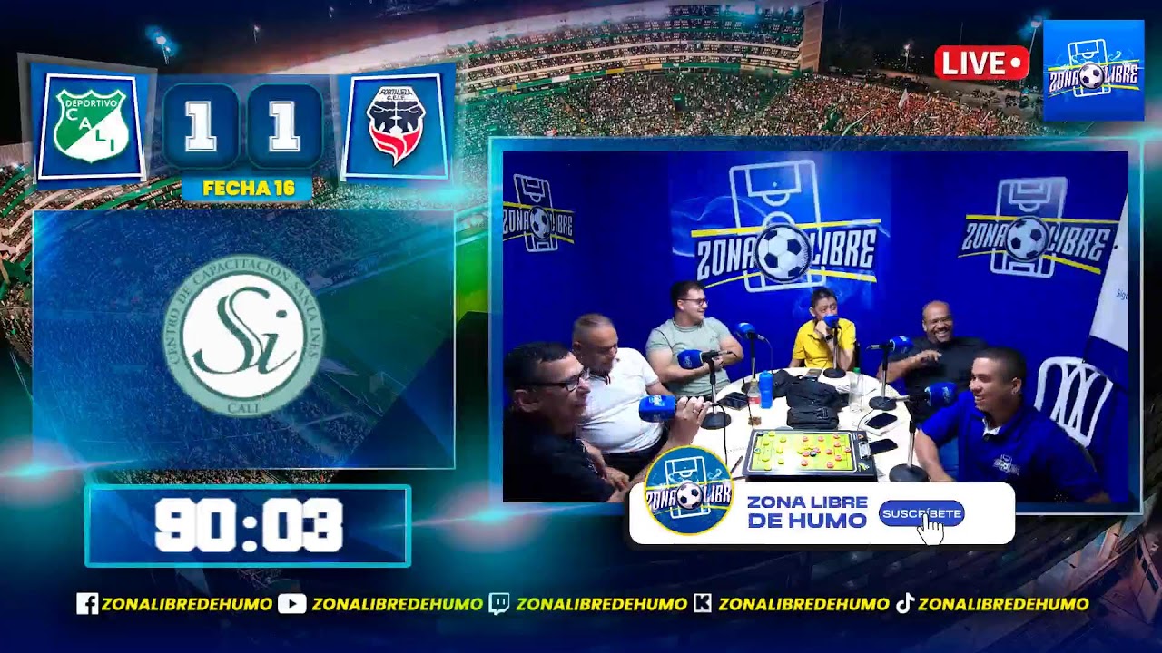 DEPORTIVO CALI VS FORTALEZA, FECHA 16, LIGA BETPLAY ¡Conéctate YA!