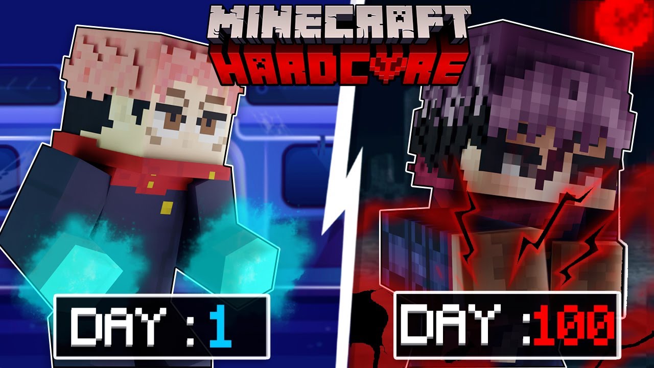 Выжить 100 дней в роли Юджи Итадори в JJK Minecraft!