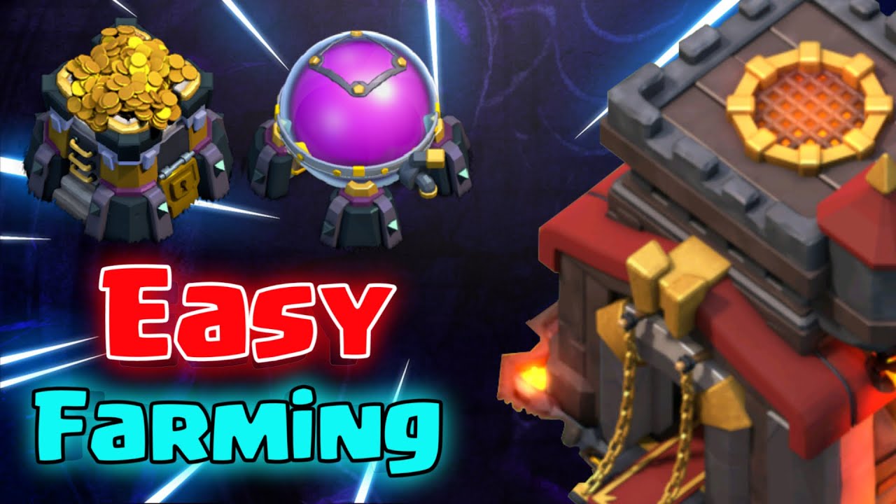 One Of The Best Th10 Farming Strategy 🔥 | Th10 Farming..... Clash Of Clans
