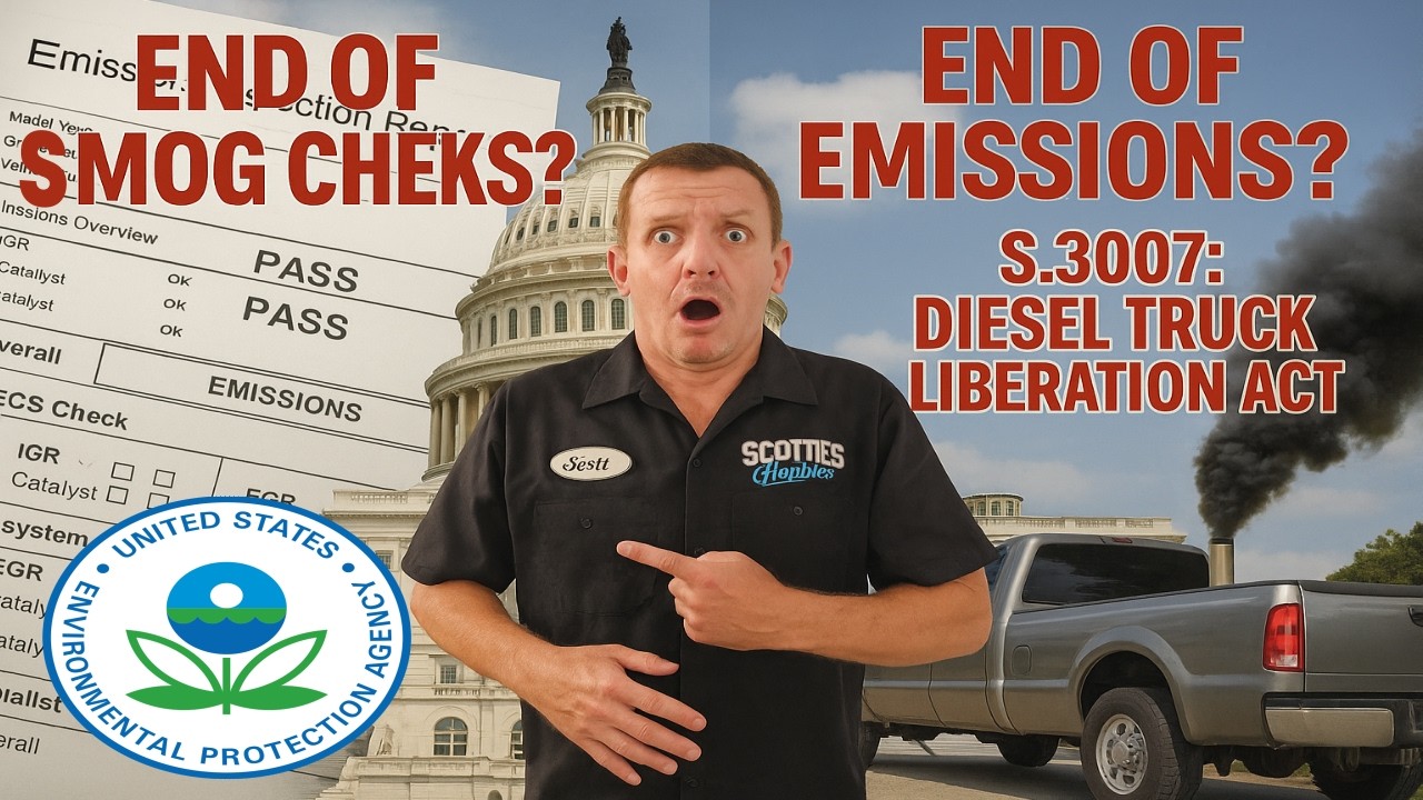 Emissions REGULATION IS OVER? S.3007 Could LIBERATE Your Truck and Kill ALL Emissions Regulations!