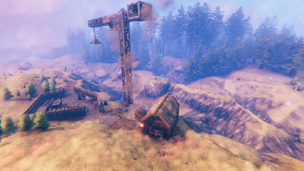 Valheim Building with Gizmo-Gully Base