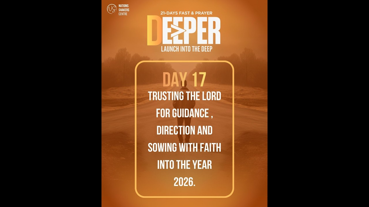 Trusting the Lord for guidance, direction and sowing with faith with Pastor Frank Cwesi Opoku
