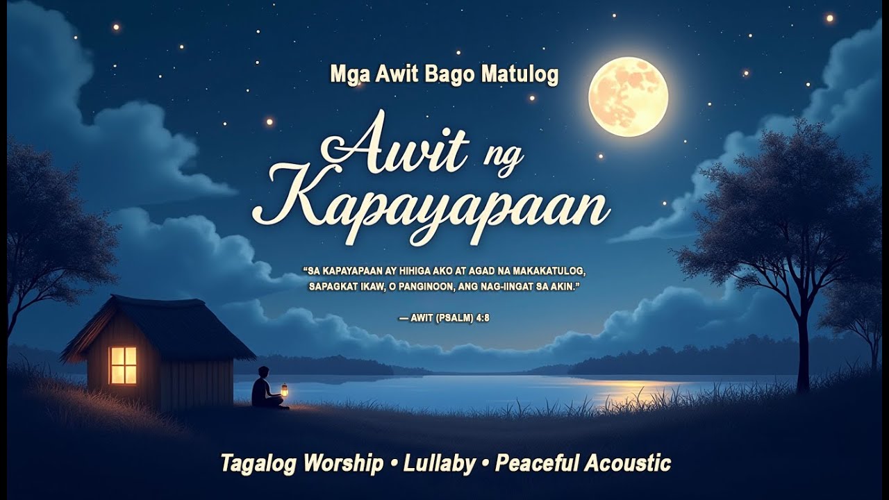 🌙🕊️🎶✨ AWIT NG KAPAYAPAAN: Mga Awit Bago Matulog ✨🎶🕊️🌙