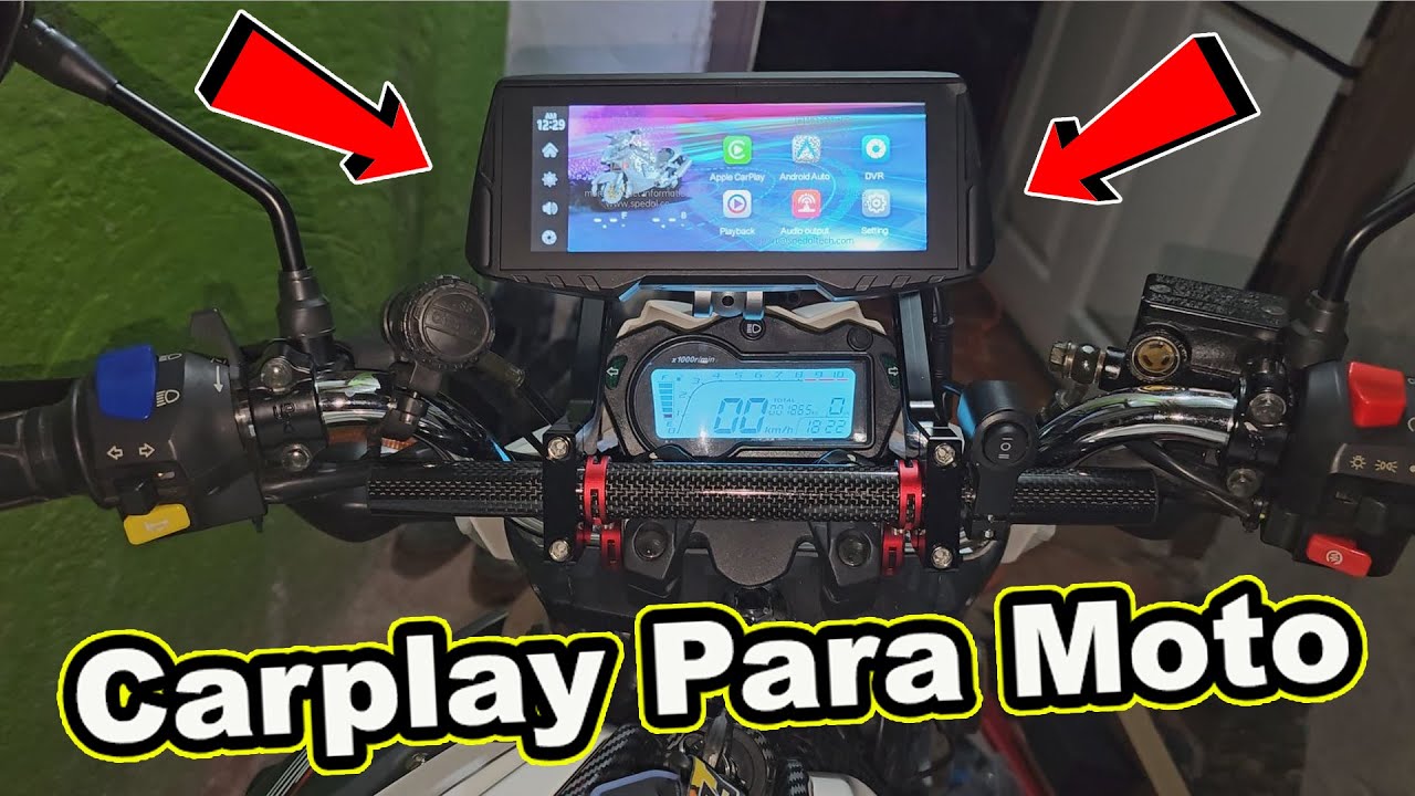 Carplay Spedal CL876 NaviCam Para mi moto Serpento Hurricane 250