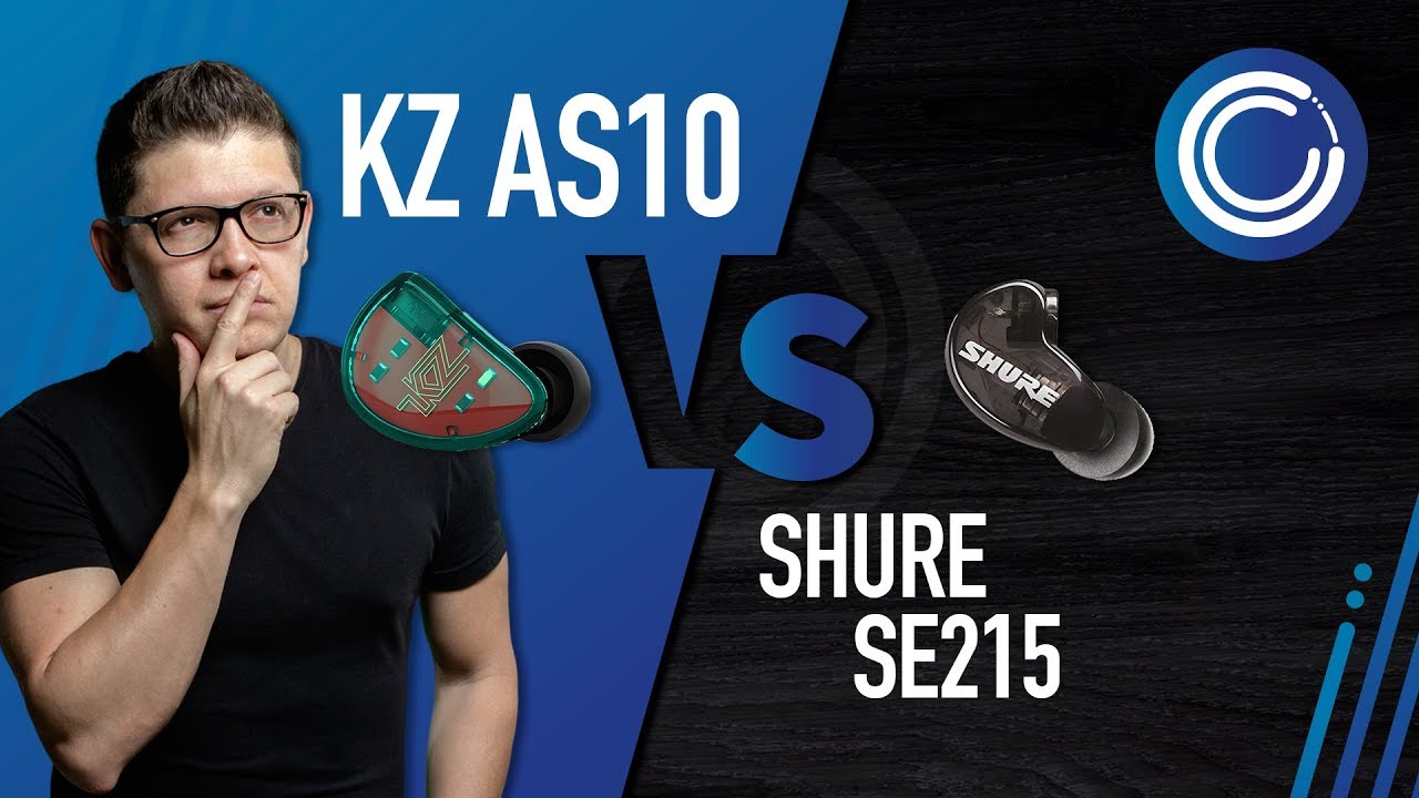 KZ AS10 vs SHURE SE215 EN ESPAÑOL - Ambos audífonos por su precio son...