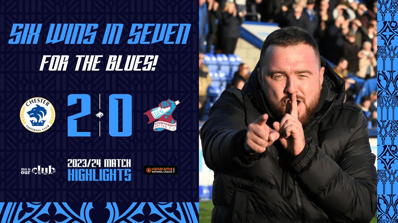 Six wins in seven! ✊ | Chester 2-0 Scunthorpe United