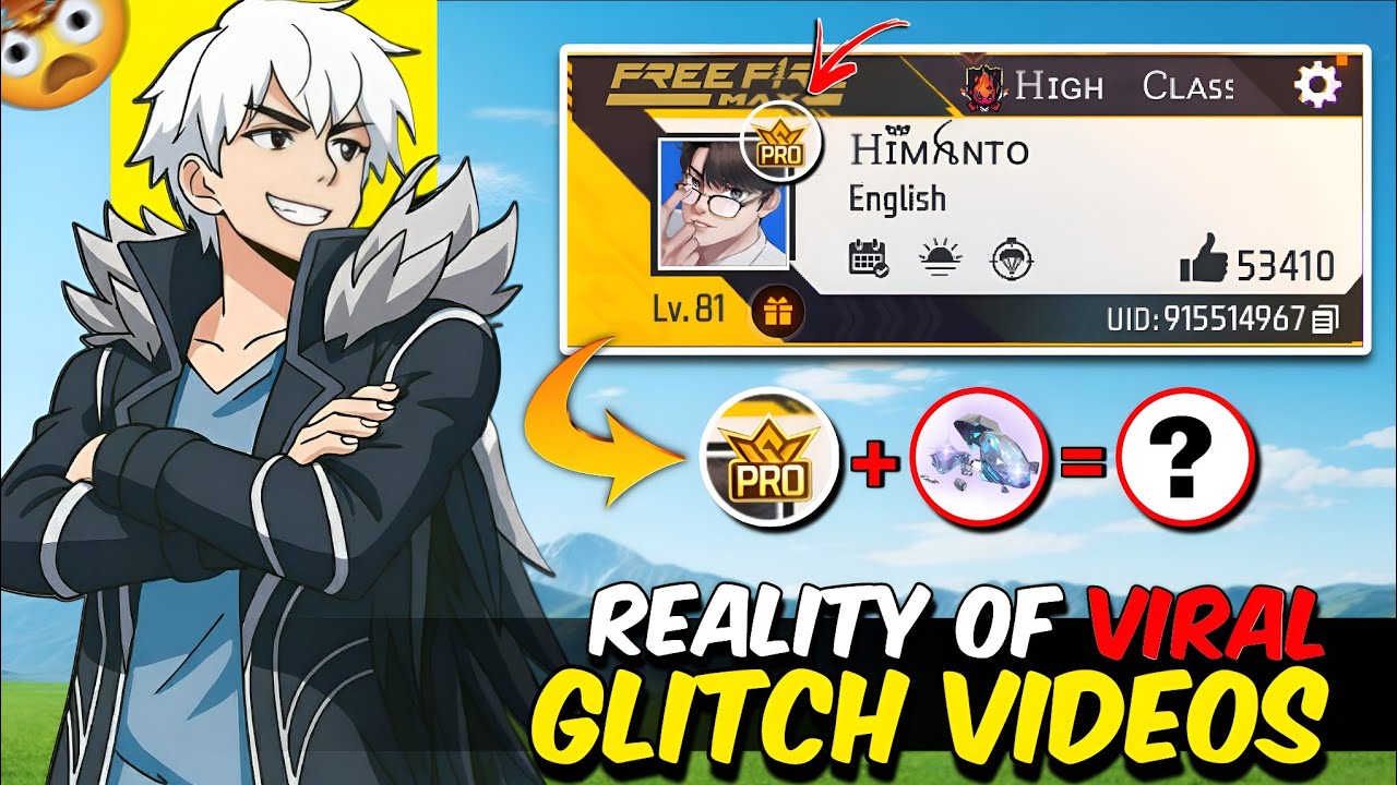 Reality of Viral Glitch Videos😱 Free Fire New Tips & Trick💡Social media Viral Glitch Real or Fake🤔