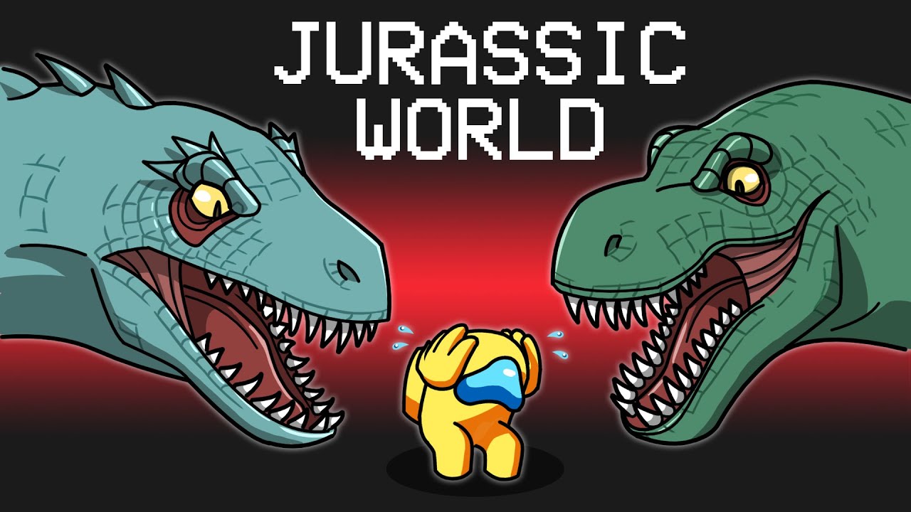 Мод JURASSIC WORLD в Among Us...