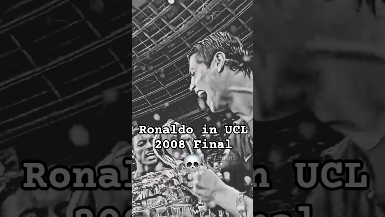 Ronaldo In UCL 2008 Final ☠️❤️ #ronaldo #manutd #chelsea #ballondor #reddevils #ucl