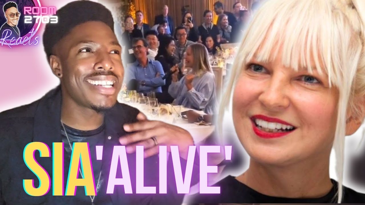 Sia Reaction  'Alive' (At Private Event) - She sounds THIS good SAT DOWN?!?! 👀👀👀