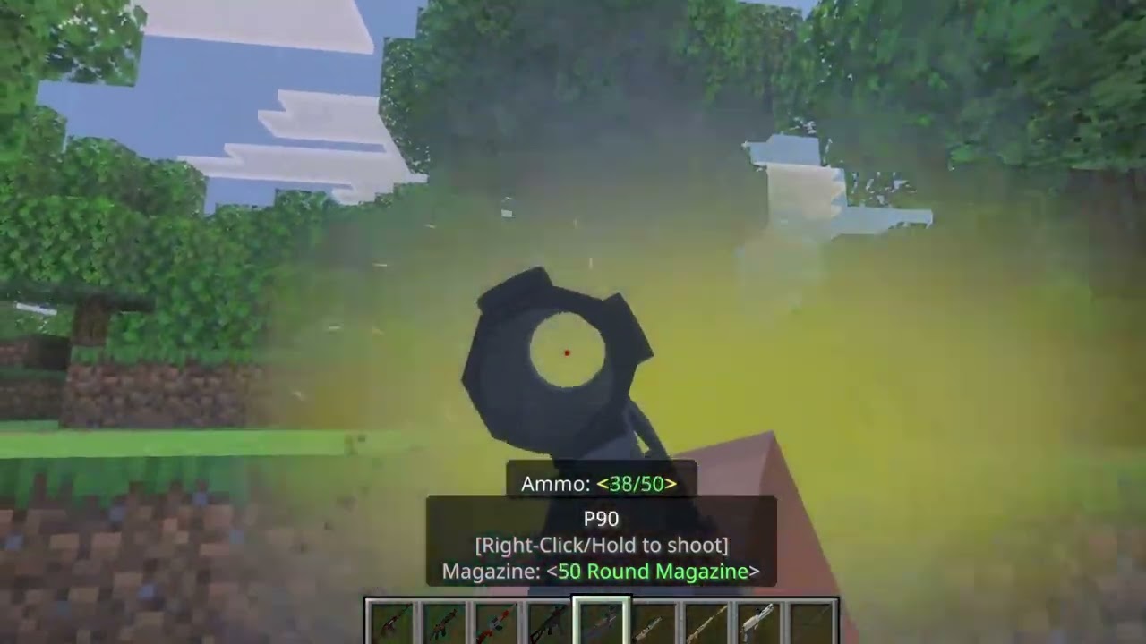 【マイクラ統合版】銃アドオン「Simple Arsenal（GUNS 3D）」