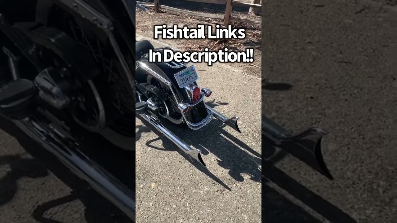 Loud Fishtail Exhaust Harley #Shorts