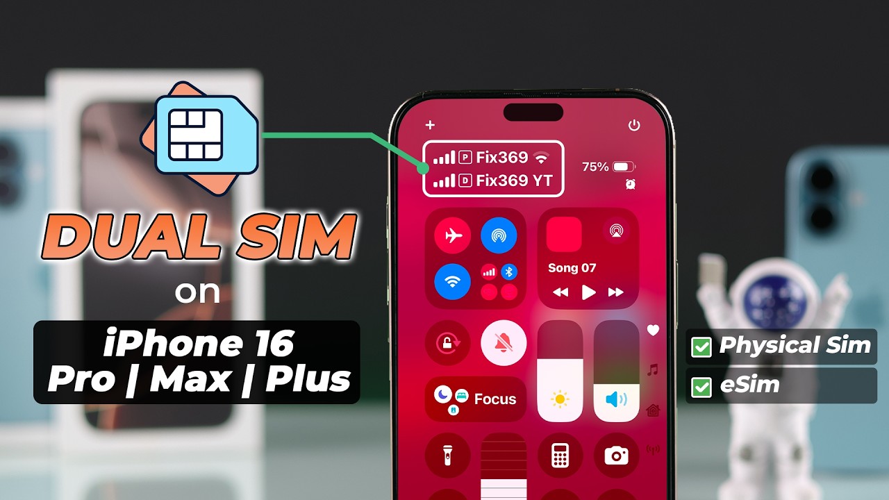 Две SIM-карты на iPhone 16 Pro Max! — Как использовать физическую или eSIM!