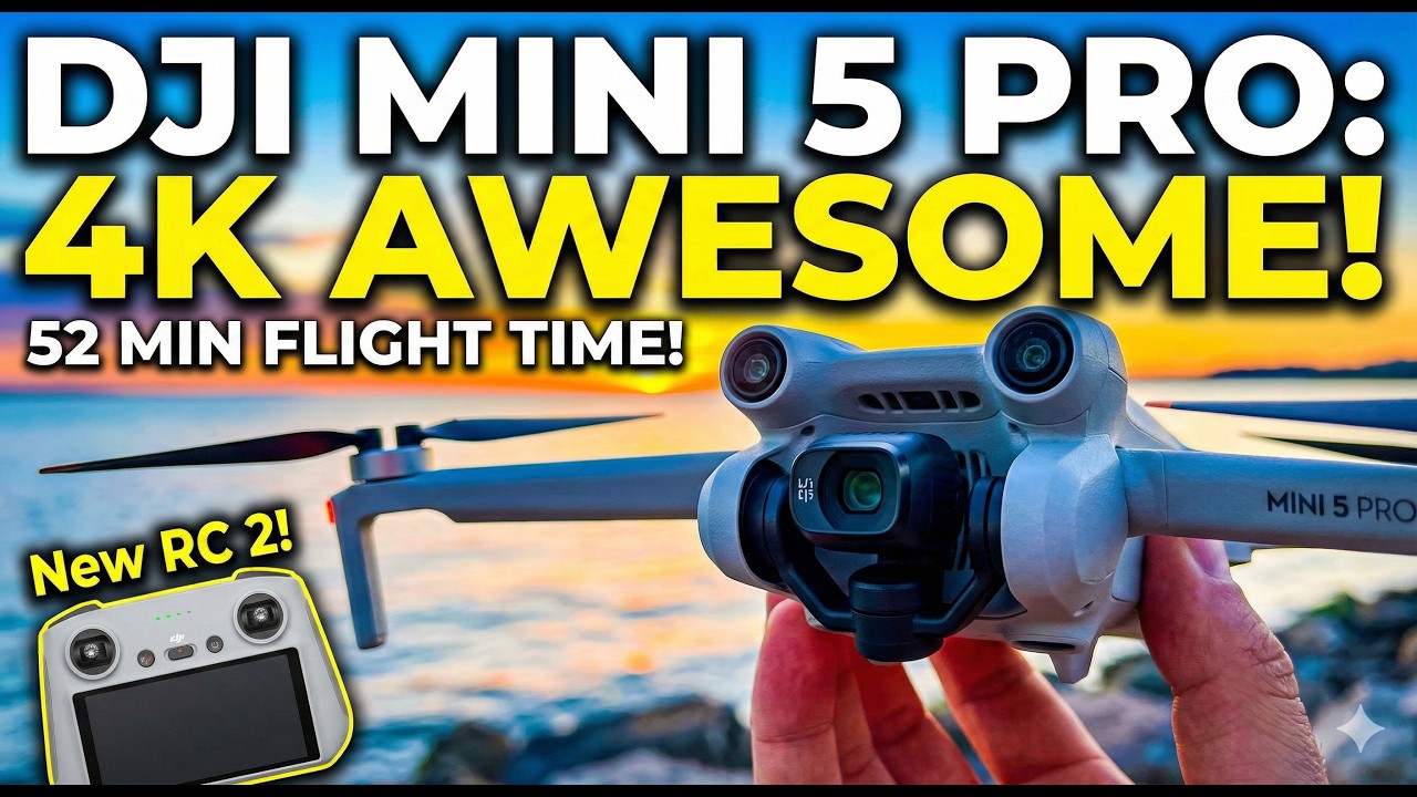 Unboxing & First Look: The Brand New DJI Mini 5 Pro! 🚁✨ | Exclusive Review & Comparison