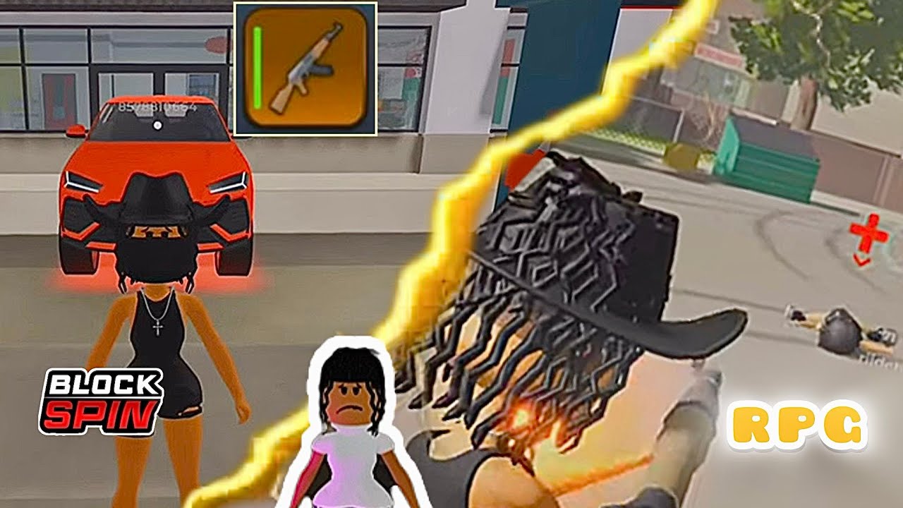 TAKING LOOT WITH MY RPG IN ROBLOX BLOCKSPIN