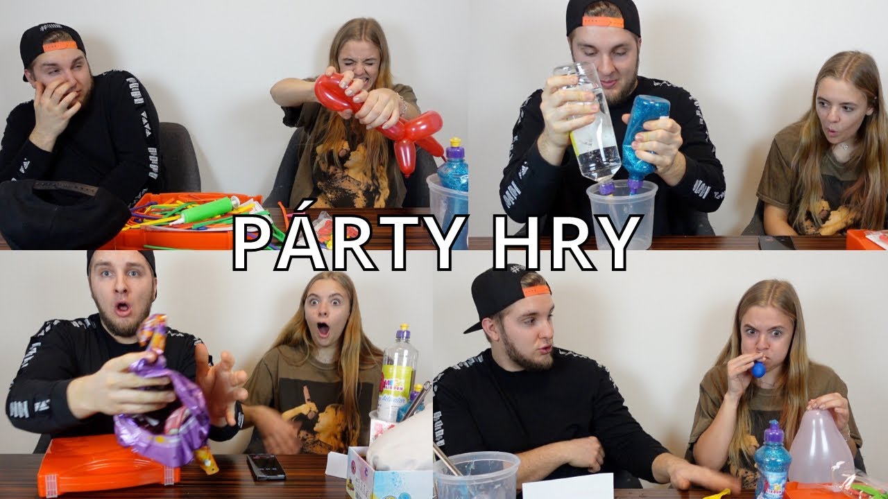 Párty mini hry s Tomem a Leou