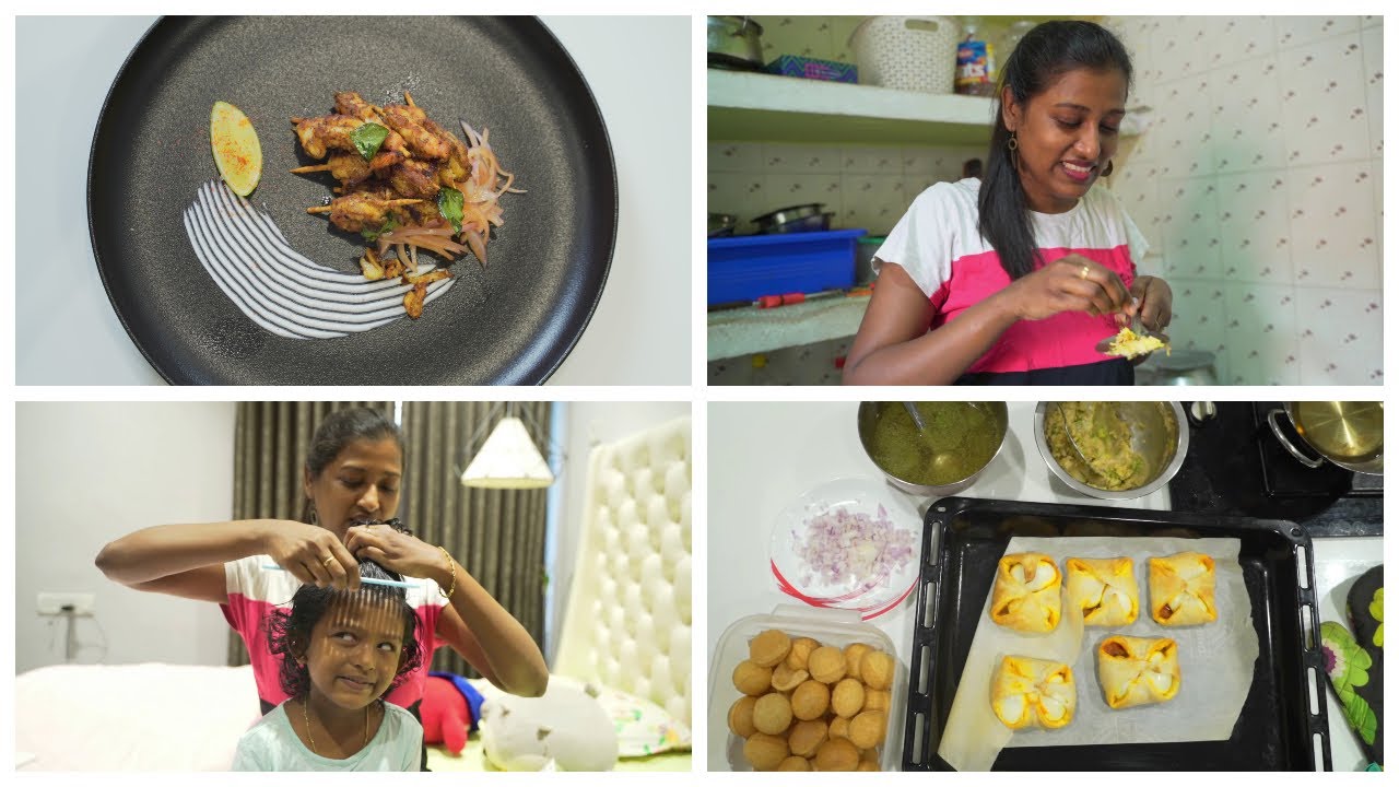 Made their evening special with some snacks/Prawn tawa roast recipe/Egg puff recipe