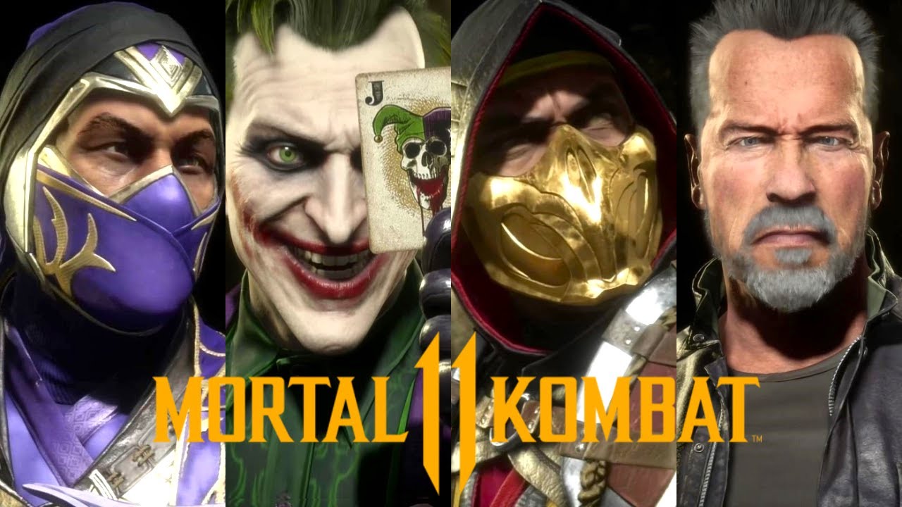 Mortal Kombat 11 - All Character Intros (4K 60FPS)