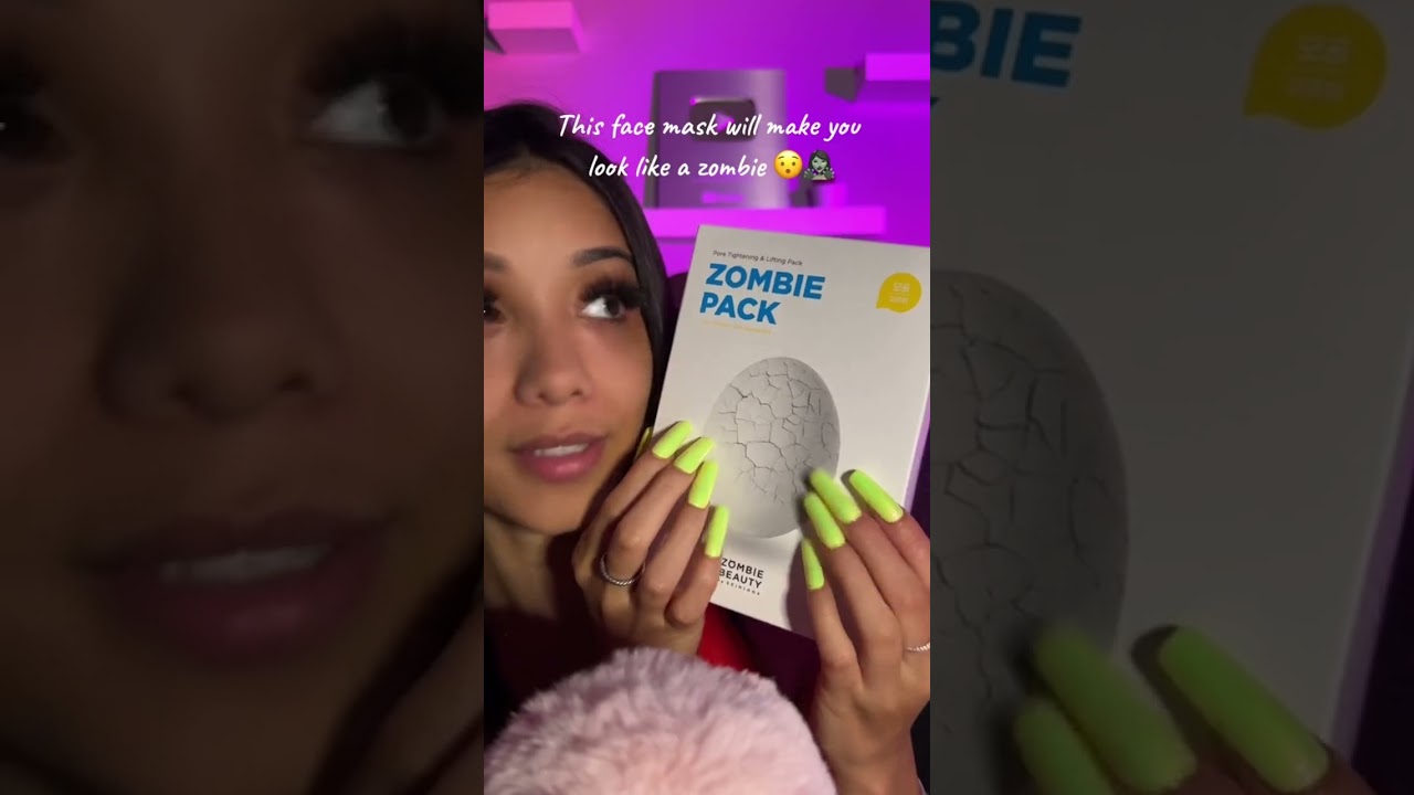 THIS MASK TURNS YOU INTO A ZOMBIE #asmr