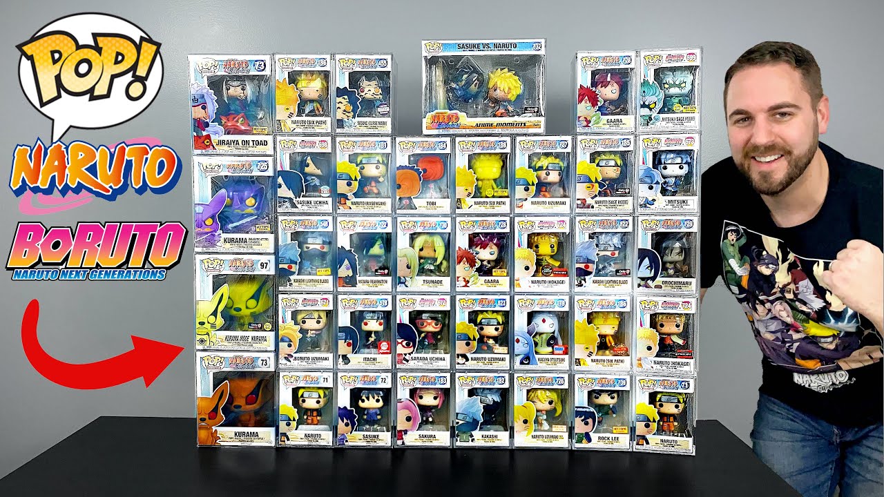 COMPLETE 🍥 Naruto / Boruto | Funko POP Collection Showcase | TOP 10 🍜