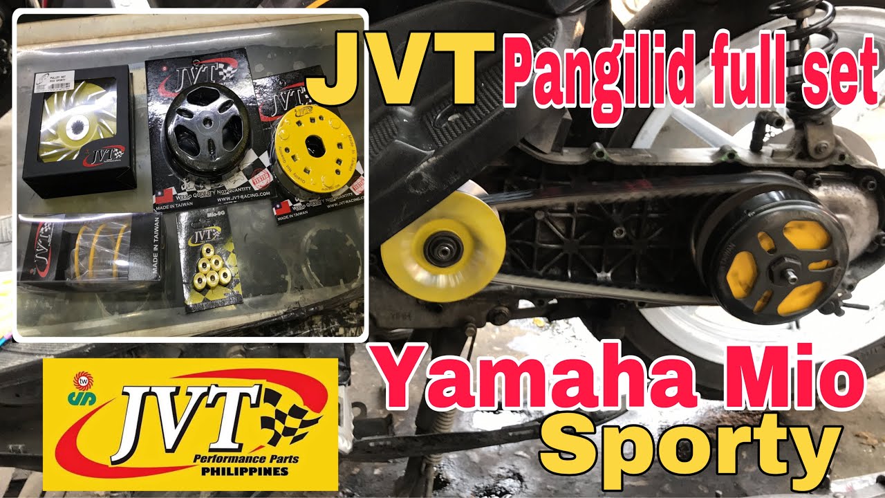 Coco Ligot - Yamaha Mio Sporty JVT Pulley Set installation | Pangilid set-up