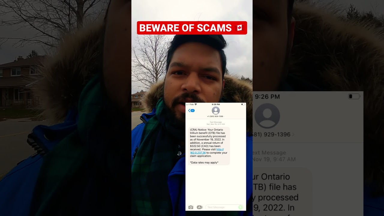 BEWARE OF SCAMS IN CANADA 🇨🇦 #shorts #canadafacts #scam #canadalife @karanChogwan