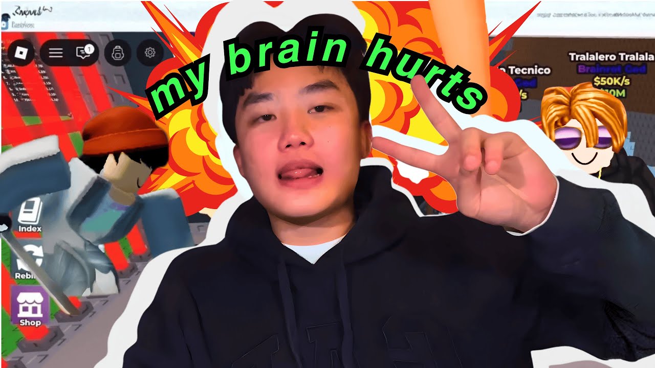 nonchalent youtuber plays roblox (DTI, steal a brainrot, and more!!)