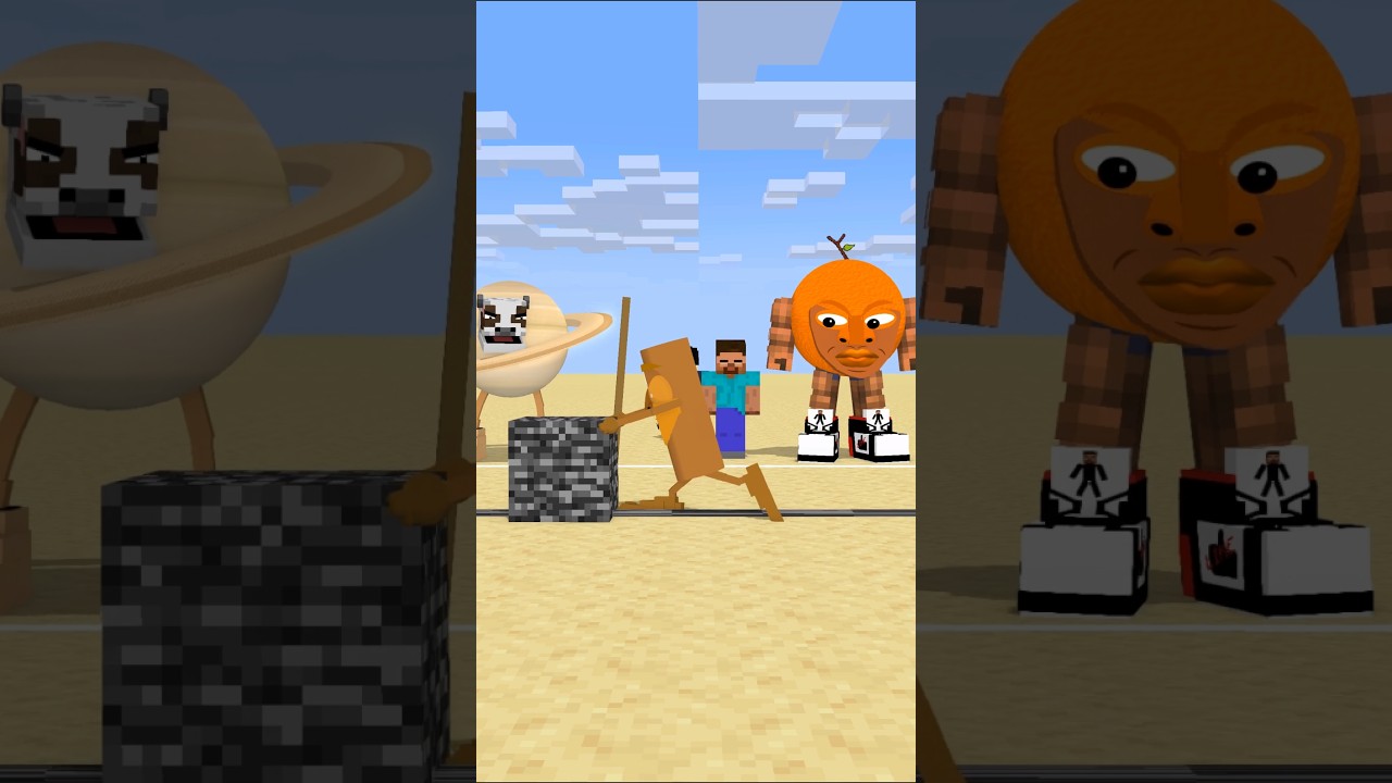 HELP Herobrine To Win The Who Can Stop Bedrock #friendship #shorts #trending #anime