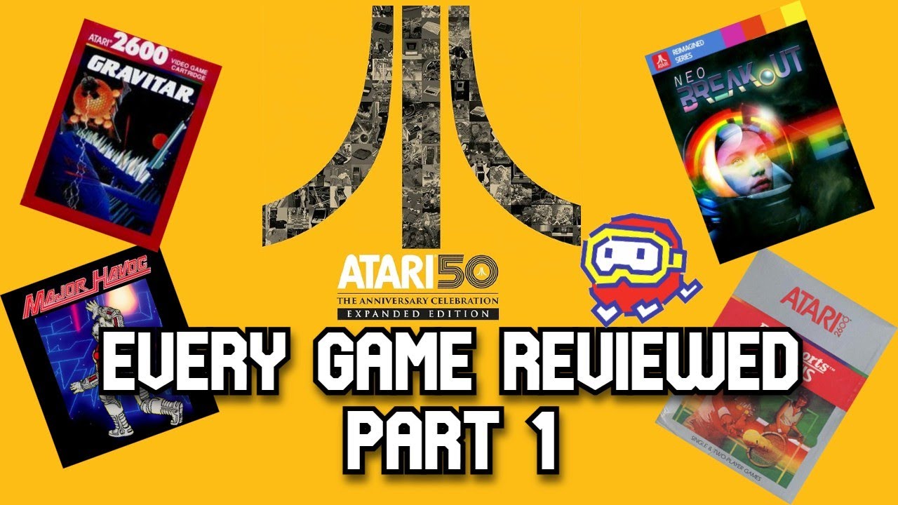 Every Atari 50 Game Reviewed Part 1 |Gravitar2600,MajorHavoc,RealsportsTennis,DigDug5200,NeoBreakout