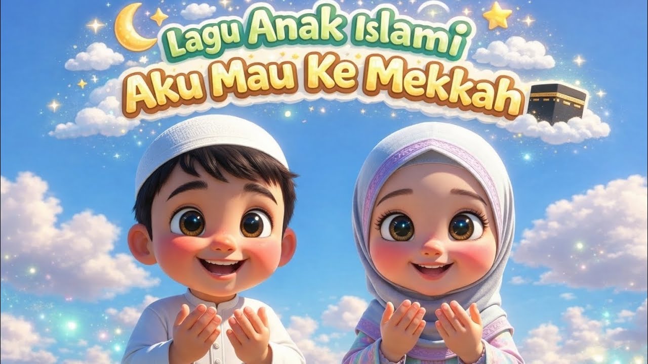 Aku Mau Ke Mekkah, Lagu Anak Islami, Lagu Indonesi, Kartun Lucu
