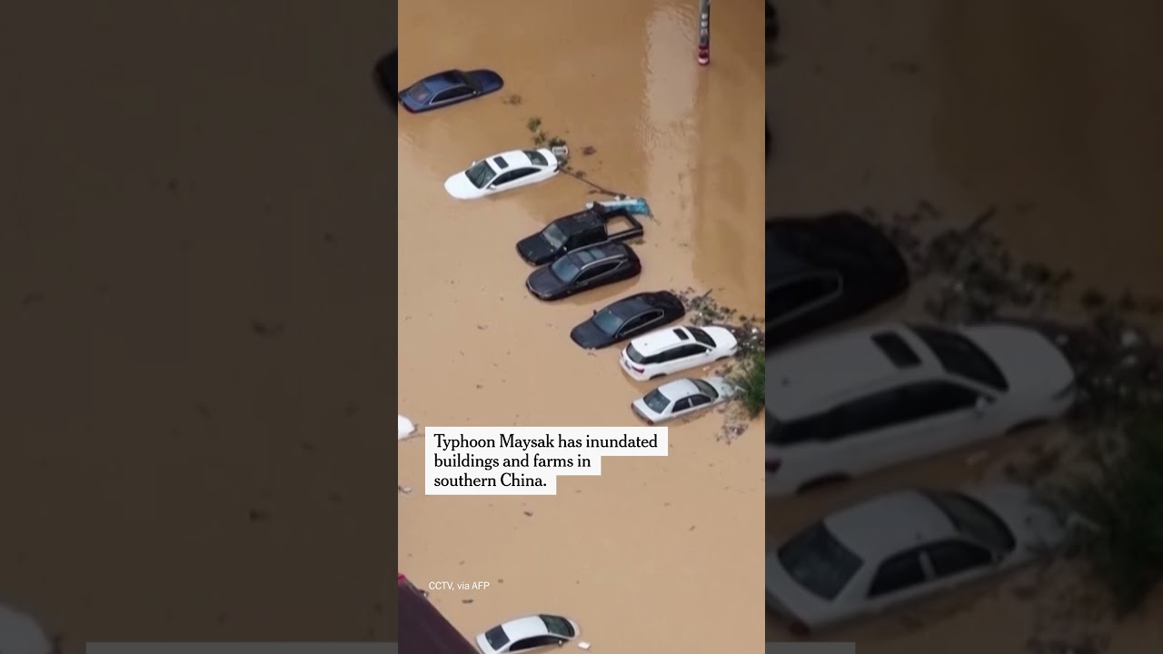 Deadly Typhoon Bursts Dam Wall as Heavy Rains Inundate China