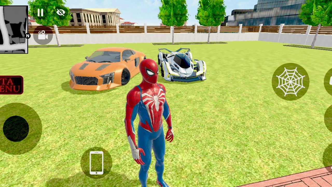 Spider Hero Testing the Fastest Supercars in Open World Game! 🕷️🔥