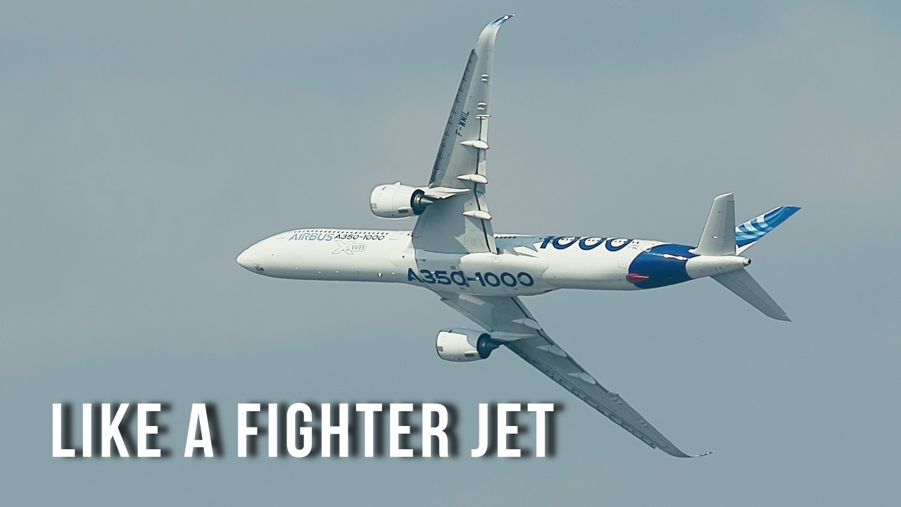 When an Airbus A350 Thinks it's a Fighter jet at Farnborough Airshow 2026