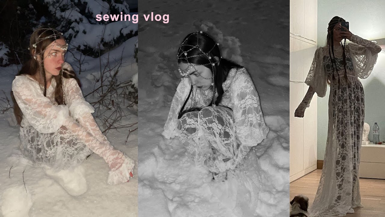 ₊˚⊹ .˚❆ ݁ i made a winter fairy dress