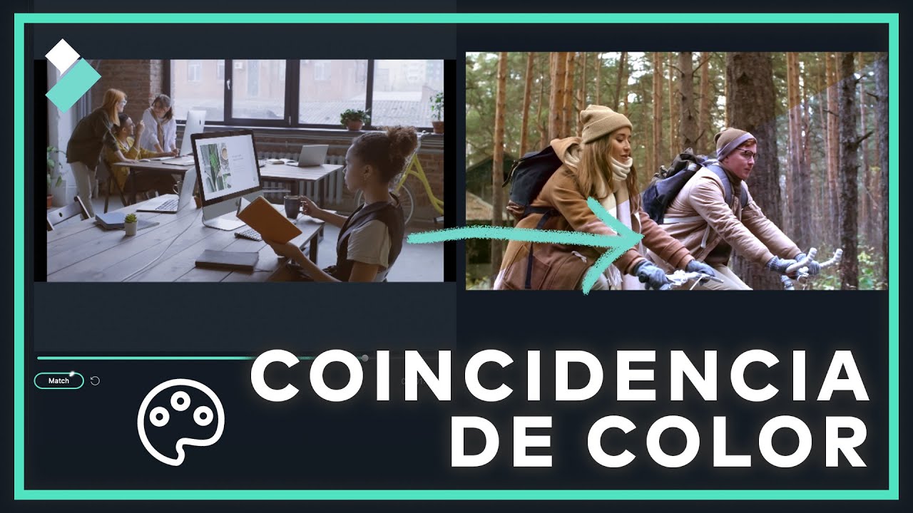🆕⚡️Cómo aplicar COINCIDENCIA DE COLOR FÁCIL | Filmora X