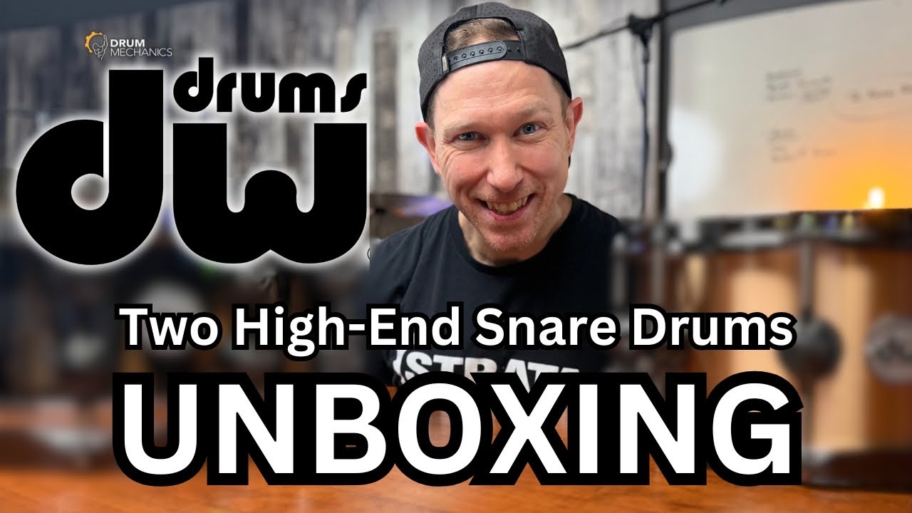 Распаковка двух малых барабанов DW (Звуки нового уровня) — DW Collectors Snare Drums