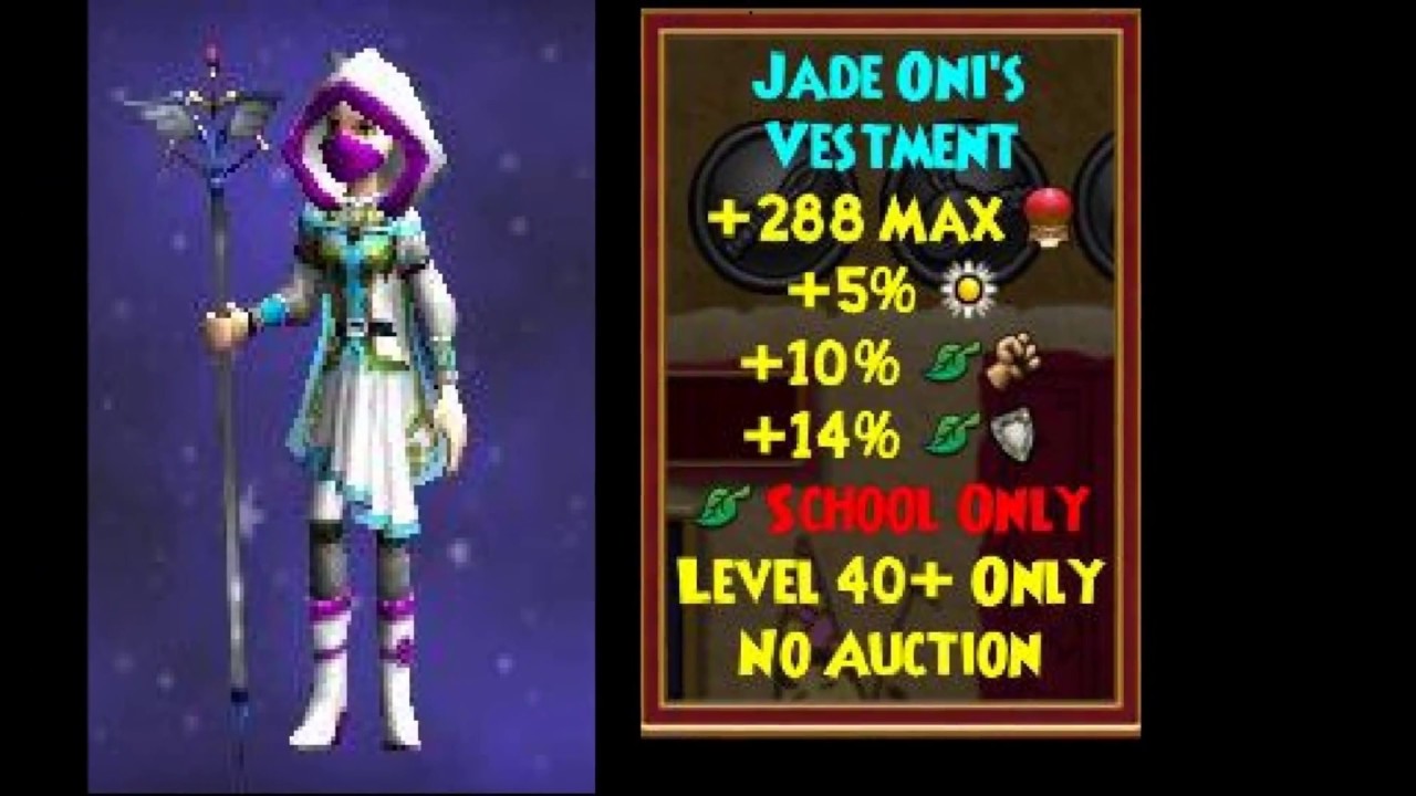 Wizard101 Jade Oni Drops