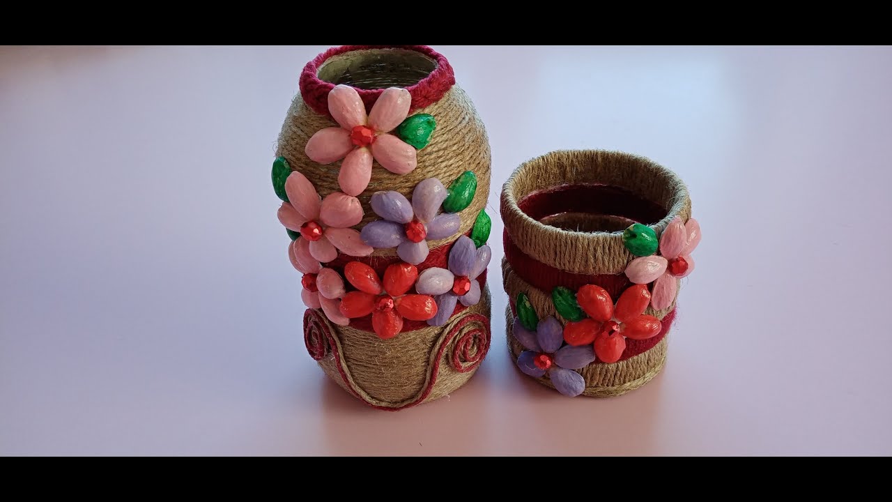 TUTORIAL, 2 idei creative cu SFOARA si FISTIC - TUTORIAL, 2 creative ideas with STRING and PISTACHIO