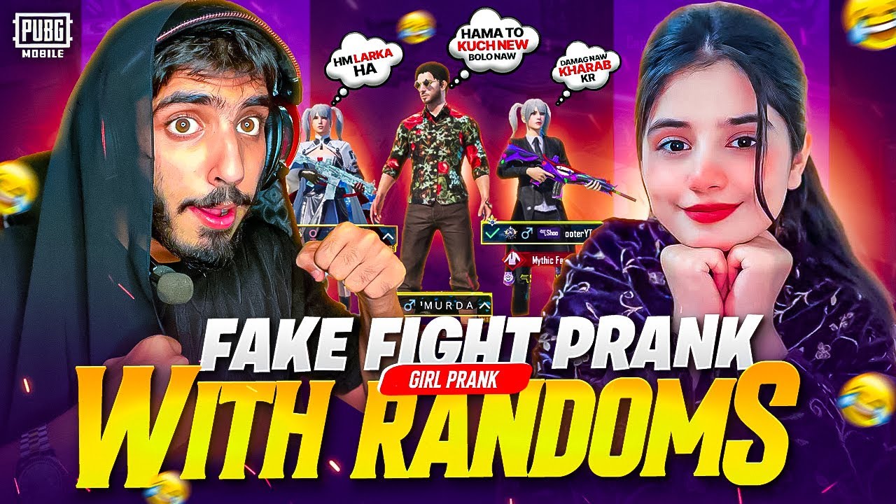 Fake Fight Prank With Random Fake Girl Fighting 