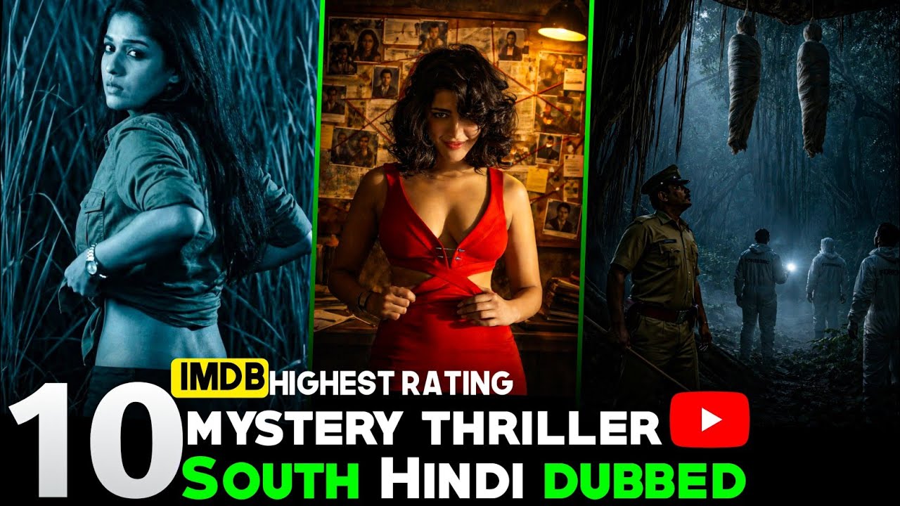 Top 10 New South Indian Suspense Thriller Movies in Hindi 2026|South Murder Mystery Movies in Hindi