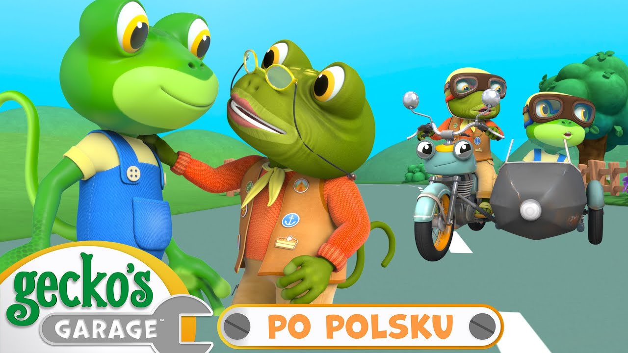 Wyścigowa babcia | Warsztat Gekona | Bajka dla dzieci po polsku | @GeckosGaragePoPolsku
