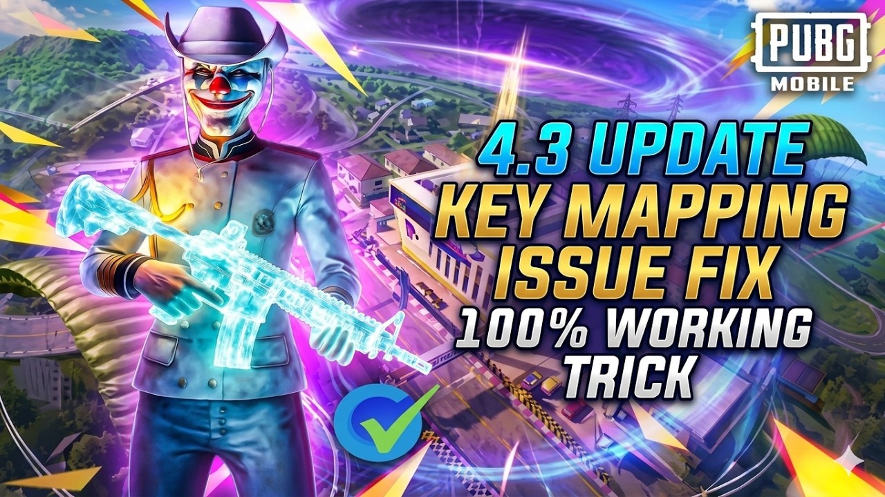 PUBG Mobile 4.3 Key Mapping Issue Fix 🔥 100% Working Trick | Gameloop Keyboard Problem Solved!