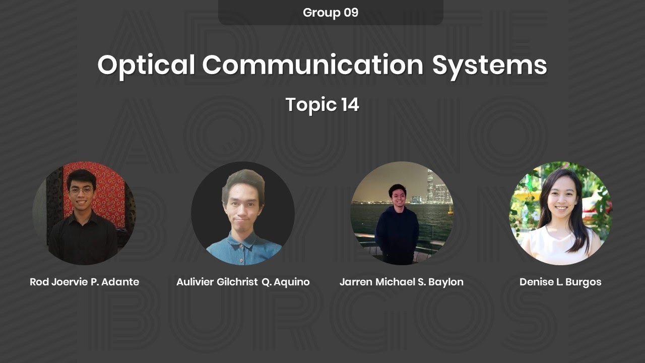 Optical Communication Systems