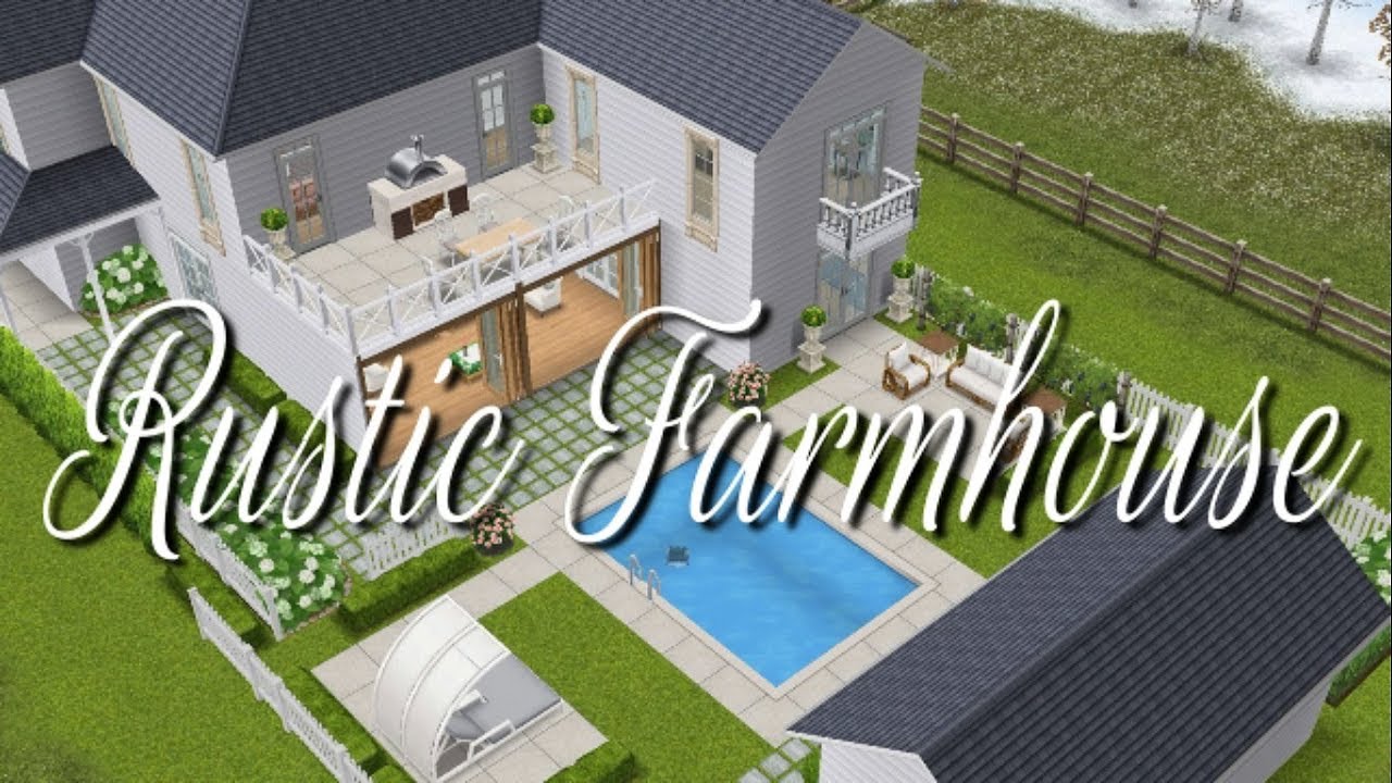 Sims Freeplay RUSTIC FARMHOUSE
