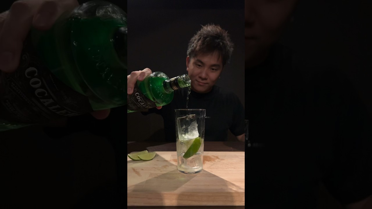たまにはこーゆーお酒も飲みたくなる！コカビタ！コカレロとデカビタ#shorts #カクテル #cocktails